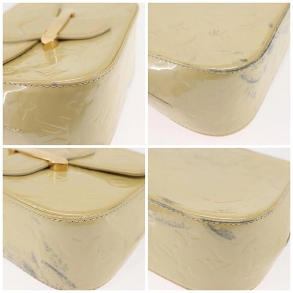 LOUIS VUITTON Monogram Vernis Bell Flower PM Bag Broncorail - Picture 16 of 16